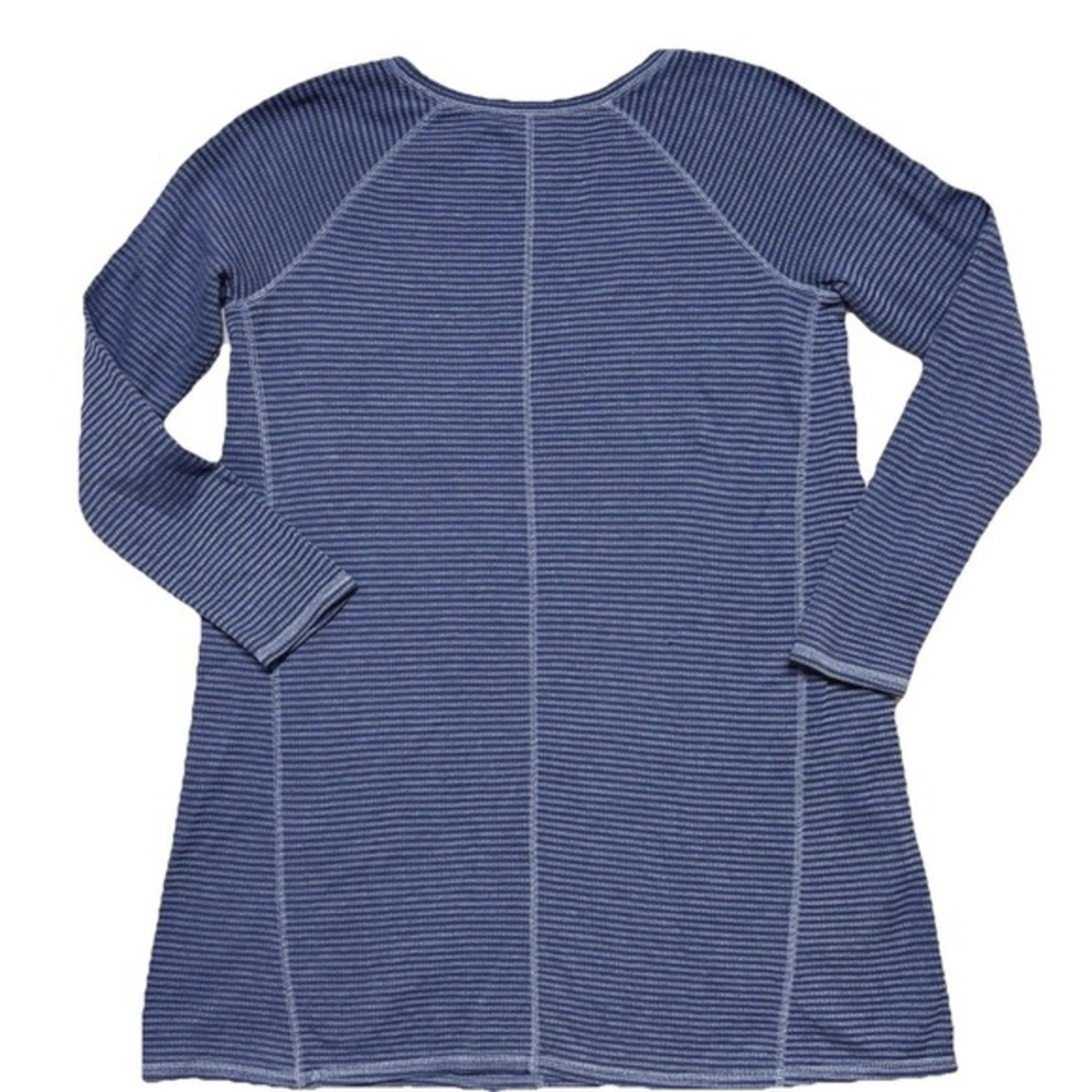 J. Jill Knit Dress Blue Stripe‎ Cottagecore Coastal Bohemian Women Small Petite - Picture 7 of 7